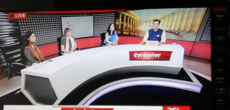 Dr Shivani Sachdev Gour General Secretary INSTAR on Rajya Sabha TV today for a Debate on Surrogacy